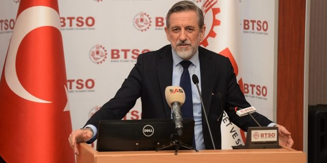 BTSO Yönetim Kurulu Başkanı İbrahim Burkay