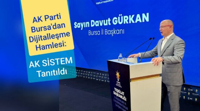 Başkan Gürkan; “AK Sistem, Örnek Bir Projedir”