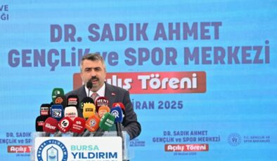 Dr. Sadık Ahmet Gençlik Ve Spor Merkezi Açıldı