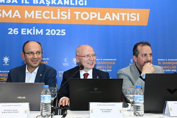 AK Parti Bursa İl Danışma Meclisinde heyecan ilk günkü gibi