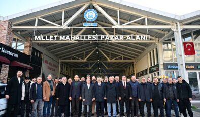 Başkan Yılmaz Millet Mahallesi Pazar Esnafı İle Buluştu