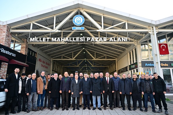 Başkan Yılmaz Millet Mahallesi Pazar Esnafı İle Buluştu