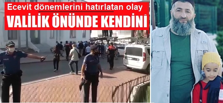 Büyükşehir ve milli emlak baskısına dayanamayıp kendini yaktı!