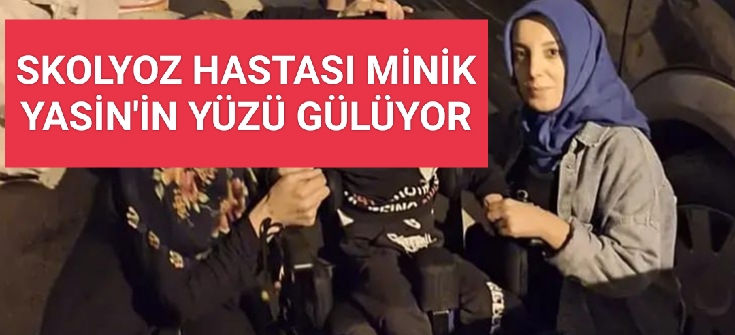 Minik Yasin’in yüzü gülüyor