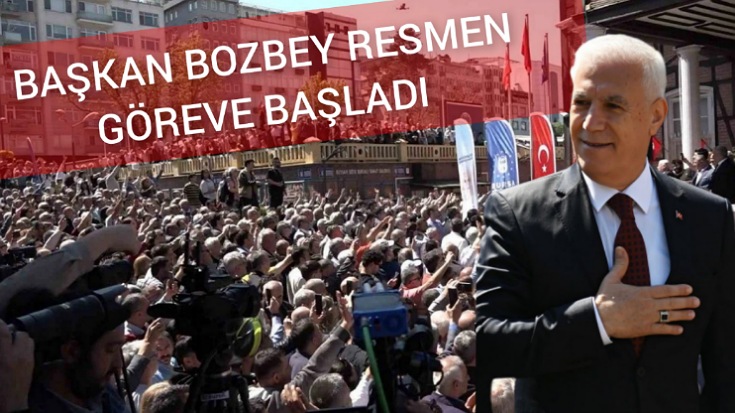 Büyükşehir’de Mustafa Bozbey dönemi resmen başladı