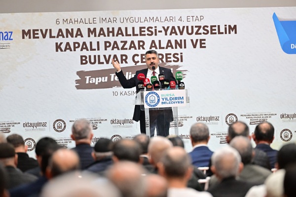 Yıldırım Belediyesi’nden dev Adım: 5 Bin 867 Tapu